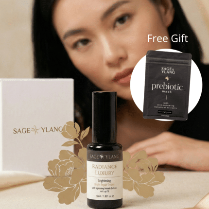 Purchase any full size bottle (Radiance Defence or Luxury) Receive a FREE Prebiotic Mask (Brightening) (Worth $15) (4)